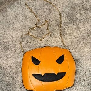 Brand new never worn novelty brand Halloween pumpkin bag
